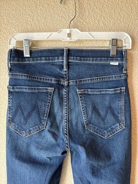 MOTHER Size 26 The Insider Crop Step Fray Denim Jeans